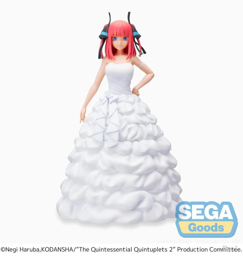 Nino Nakano Figure, Wedding Dress, The Quintessential Quintuplets, Sega