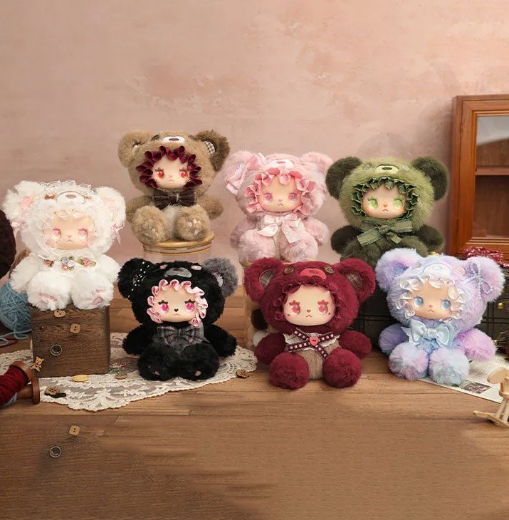 Lucky Emma Lovely Emma Bear Alliance Series Plush Doll Random Blind Box