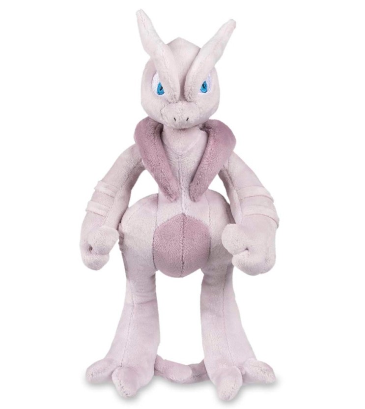 Mega Mewtwo X  Plush Doll, Relaxing, Pokemon, 10 Inches, Pokemon Center