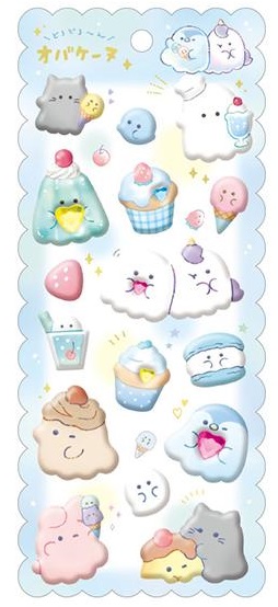 Mochimochi Marshmallow Stickers - Sweets