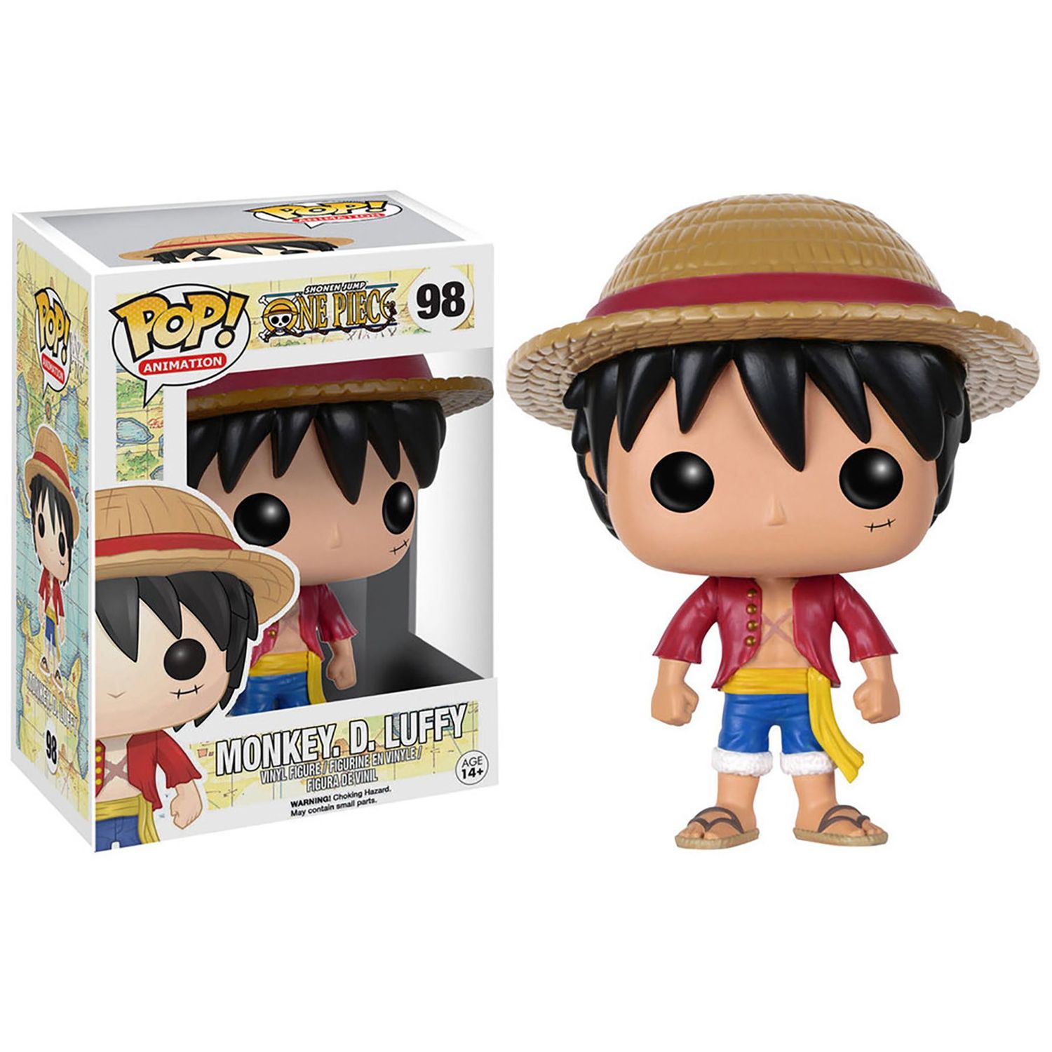 Monkey D. Luffy One Piece Funko Pop Animation 3.75 Inches Funko Pop 98