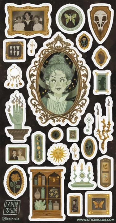 Curious Mementos Sticker Sheet