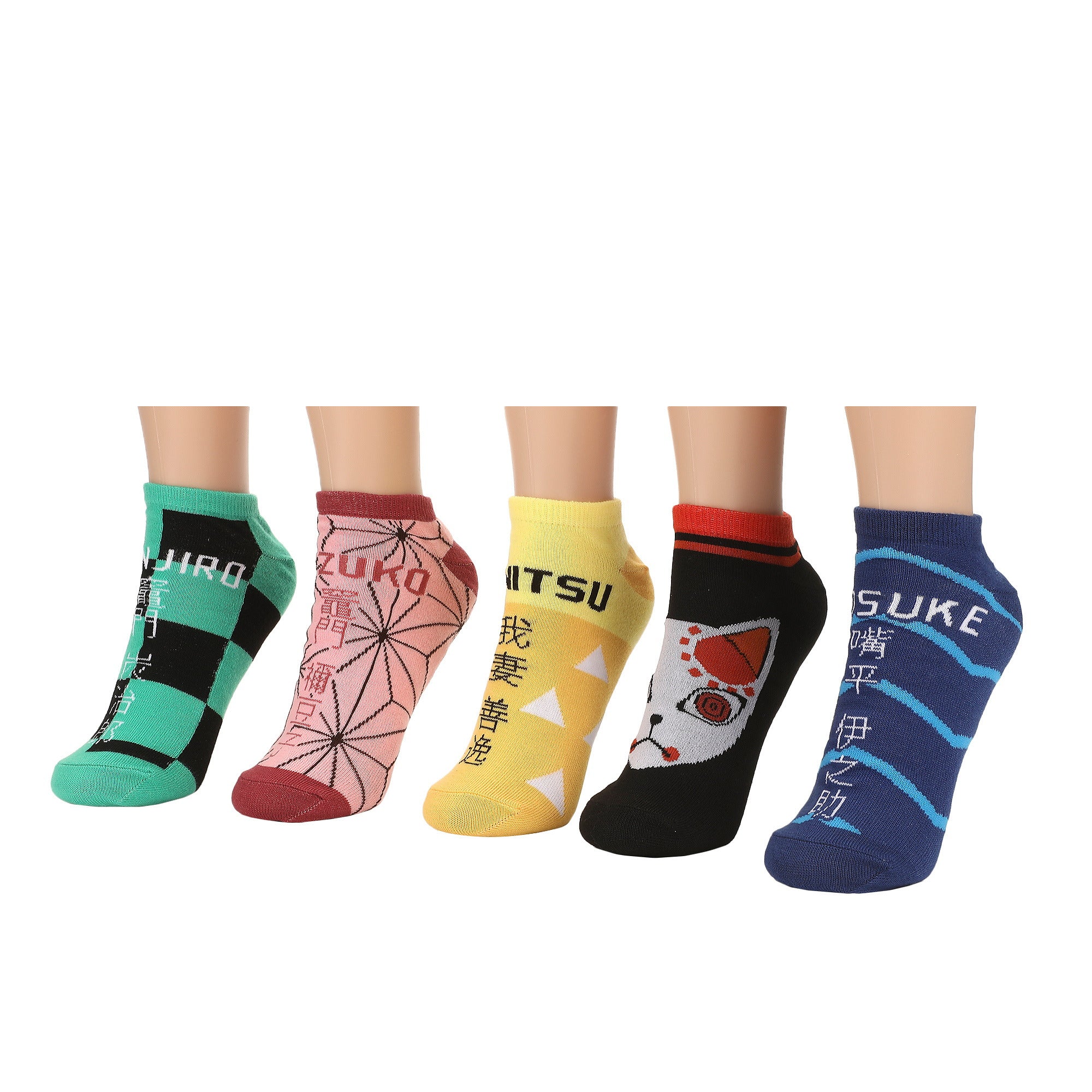 Demon Slayer Ankle Socks 5 Pair