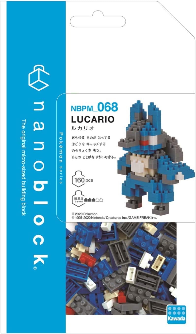 Lucario Nanoblock Pokemon - Pokémon Series Building Kit