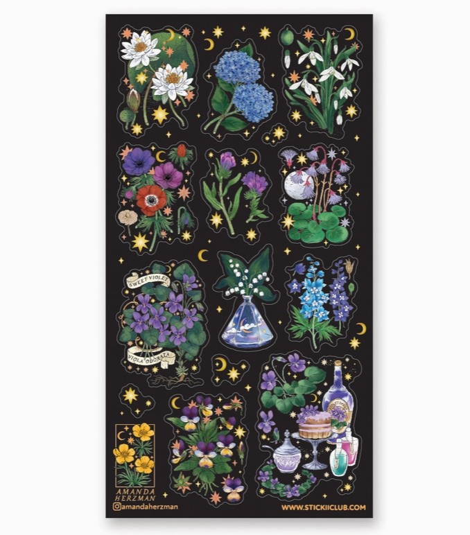 Magical Blooms Sticker Sheet