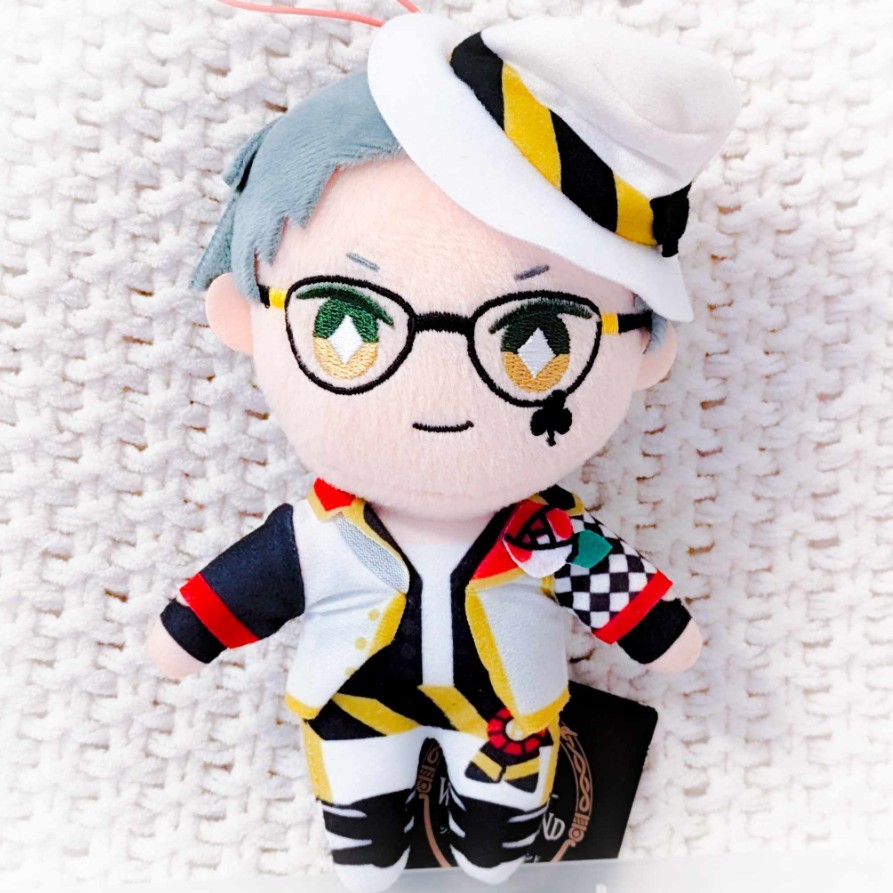 Trey Clover Plush Doll Strap Sega 6 Inches Twisted Wonderland - Dorm Uniform Ver 2