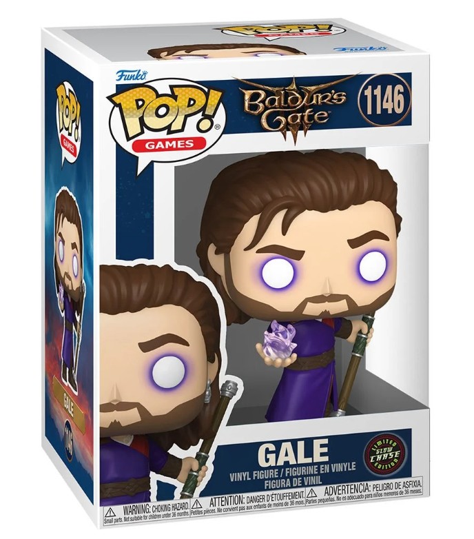 Gale Funko Pop Figure Baldurs Gate 3 Funko Pop 1146 - CHASE