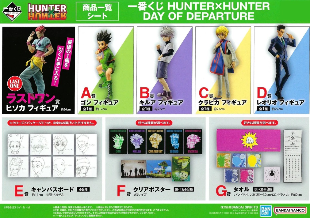 Hunter x Hunter - Day of Departure - Ichiban Kuji Ticket