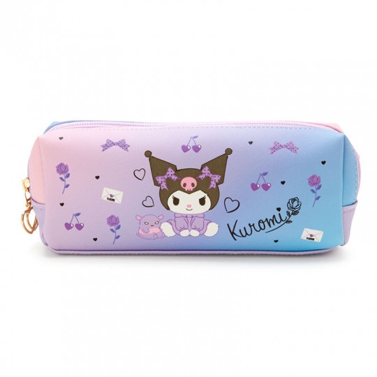 Kuromi Two Pocket Pouch Purple Sanrio