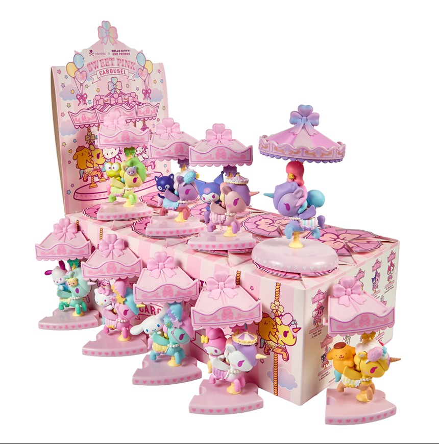 Tokidoki Unicorno Sanrio Sweet Pink Carousel Random Blind Box Figure