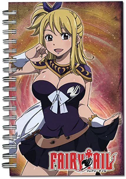 Fairy Tail Lucy Hardcover Spiral Anime Notebook