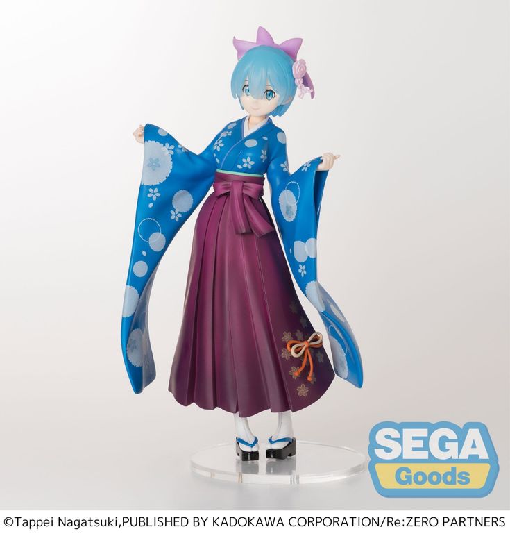 Rem Figure, Nagomi Style Kimono Ver, Re: Zero - Starting Life in Another World, Sega