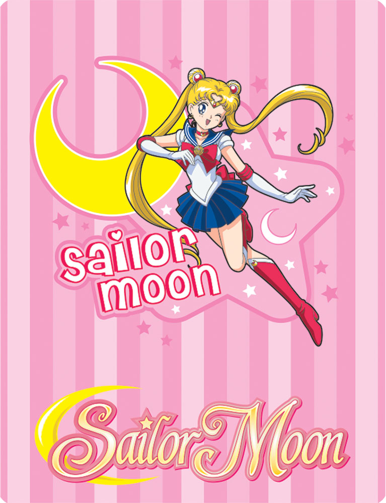 Sailor Moon Pink Throw Blanket