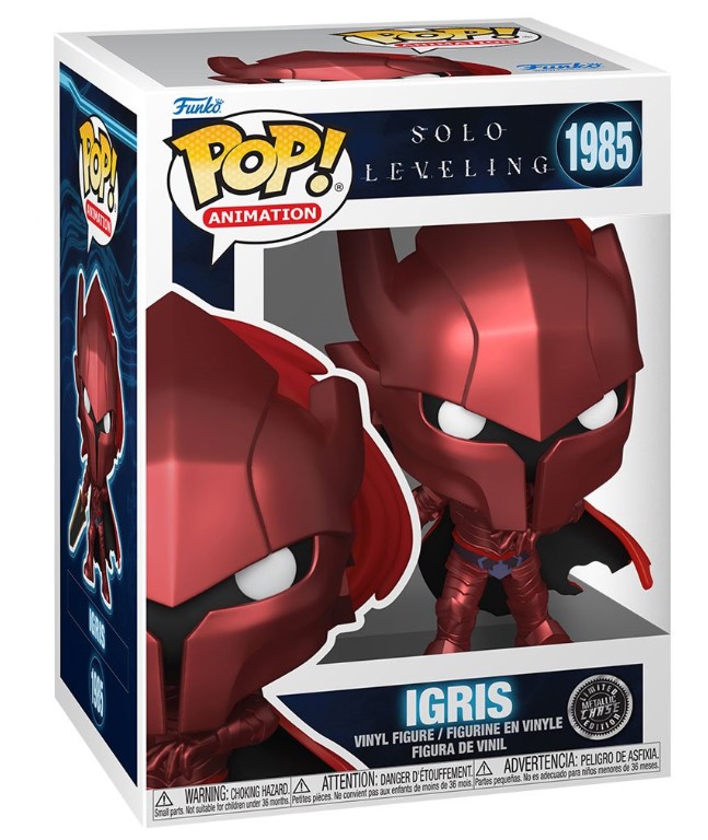 Igris Funko Pop Figure Solo Leveling Funko Pop 1985 - CHASE