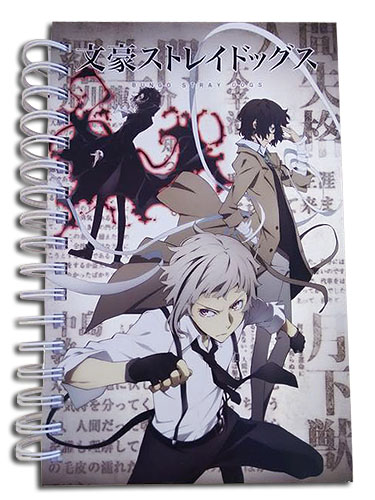 Bungo Stray Dogs Hardcover Spiral Anime Notebook