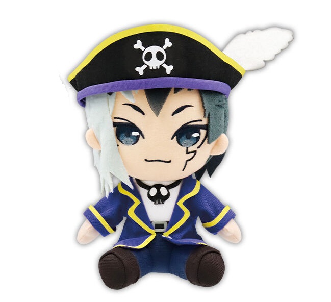 Gen Asagiri Plush Doll, Pirate Ver., Dr Stone, 7 Inches, Taito
