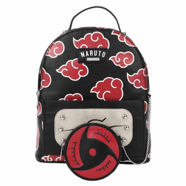 Naruto Shippuden Cloud Mini Backpack & Sharingan Coin Purse