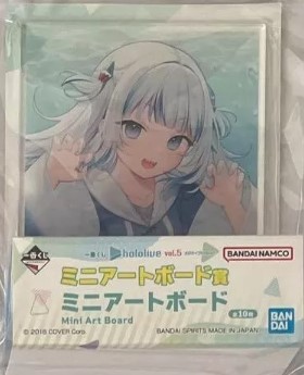 Gawr Gura Acrylic Stand Art Board Ichiban Kuji Prize Hololive Vol 5.