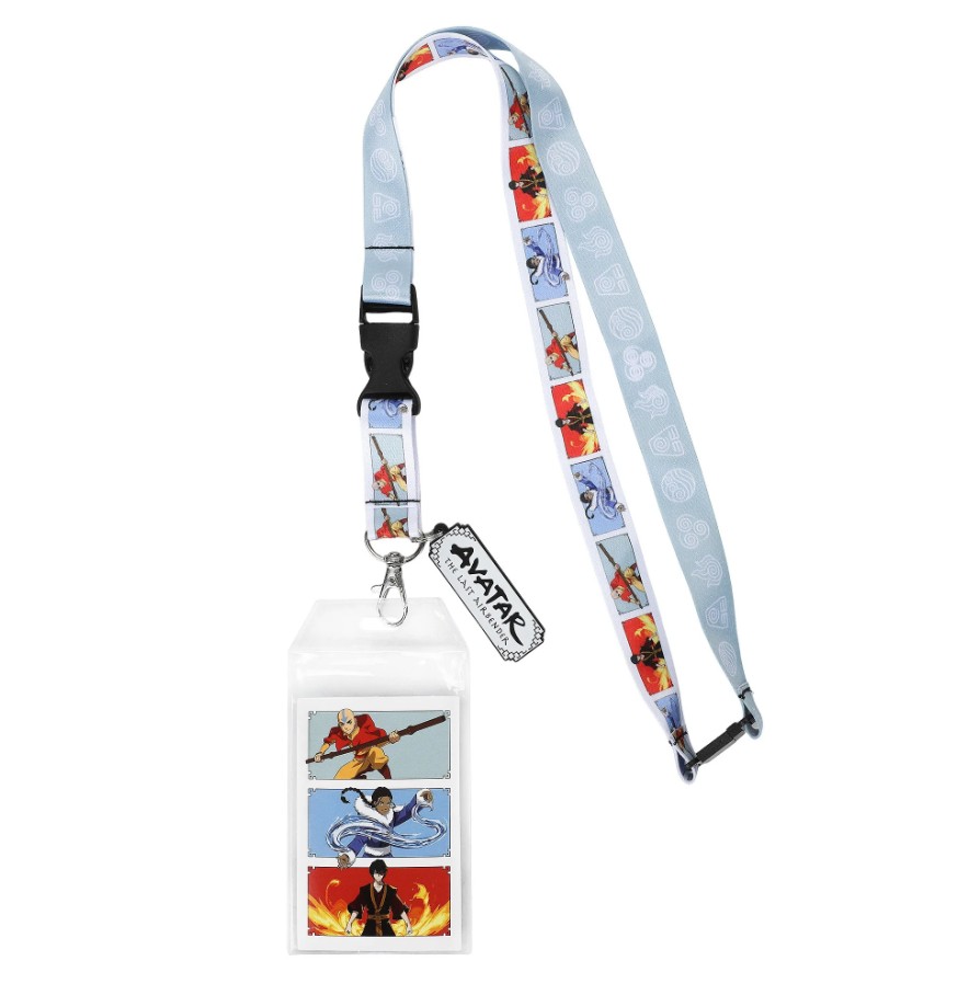 Avatar The Last Air Bender Rubber Charm Lanyard