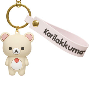 Korilakkuma Mascot Keychain with Strap