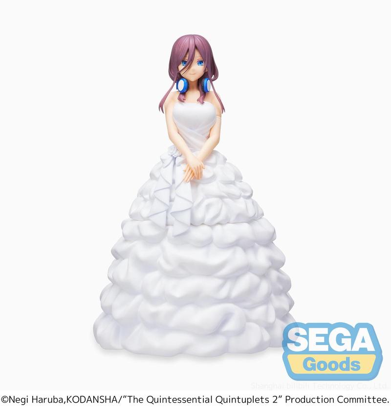 Miku Nakano Figure, Wedding Dress, The Quintessential Quintuplets, Sega