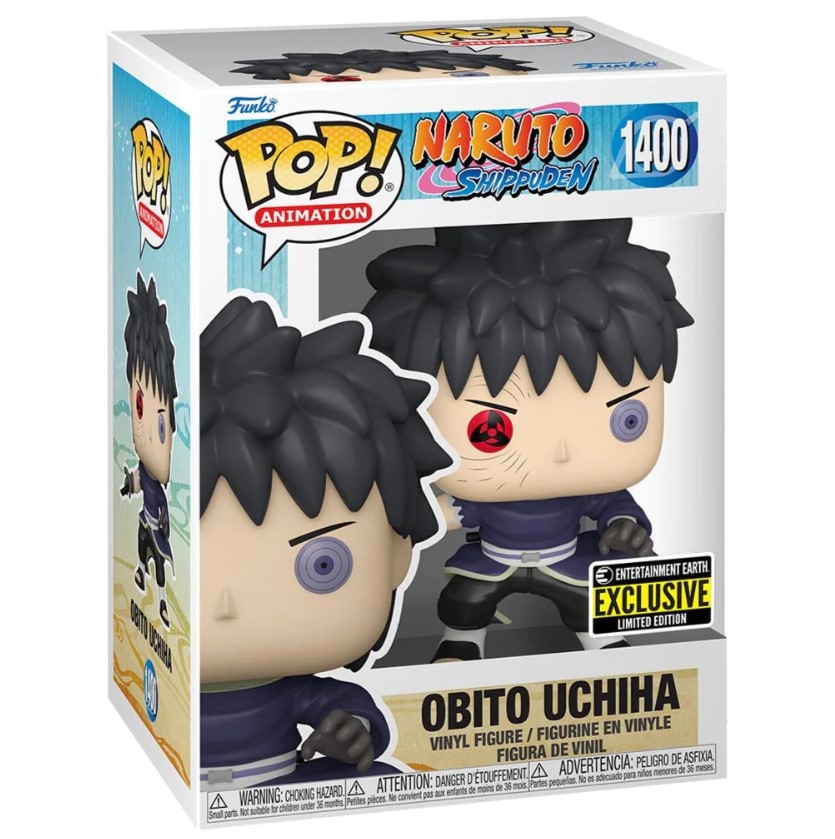 Obito Uchiha Figure Naruto Funko Pop Animation 3.75 Inches EE Exclusive Funko Pop 1400