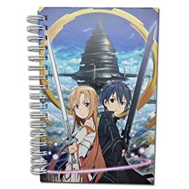 Sword Art Online Hardcover Spiral Anime Notebook