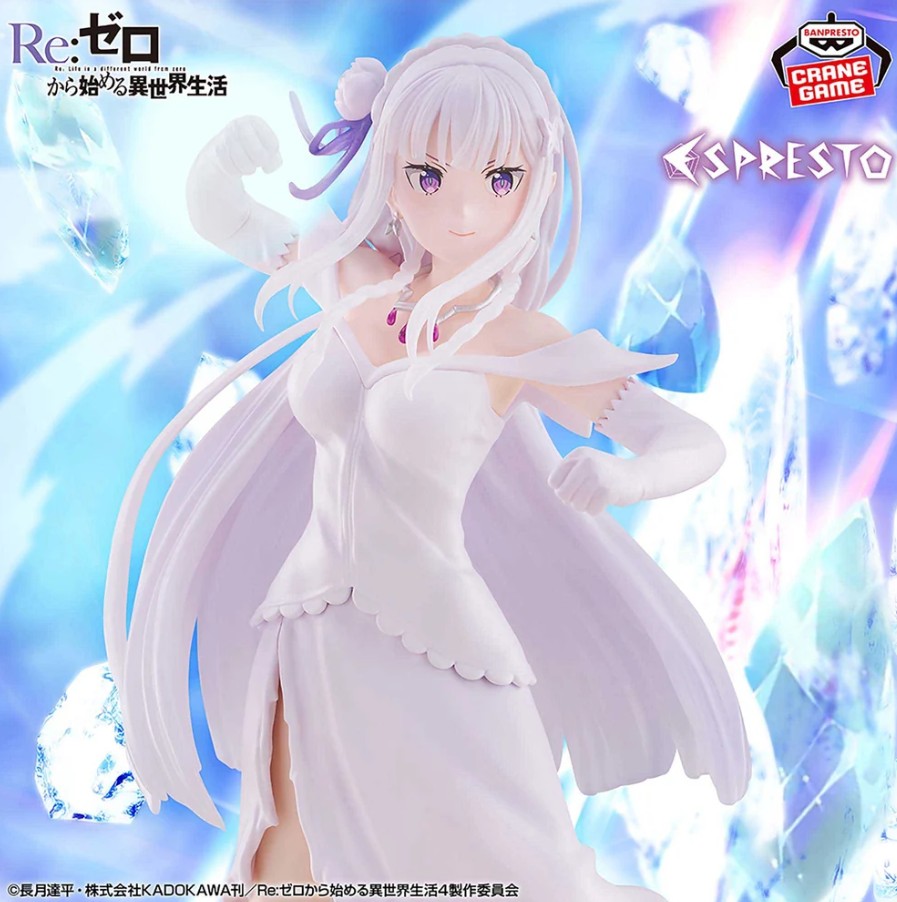 Emilia Figure, Espresto, Re: Zero - Starting Life in Another World, Banpresto