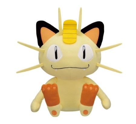 Meowth Plush Doll, 10 Inches, Pokemon, Banpresto