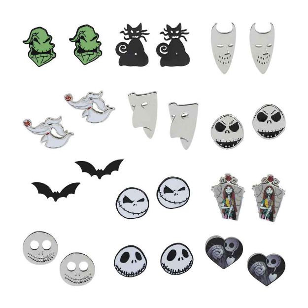 The Nightmare Before Christmas 12 Pack Earring Set