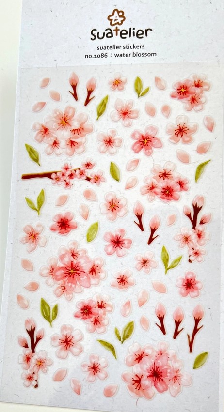 Water Blossom Sticker Sheet - Suatelier