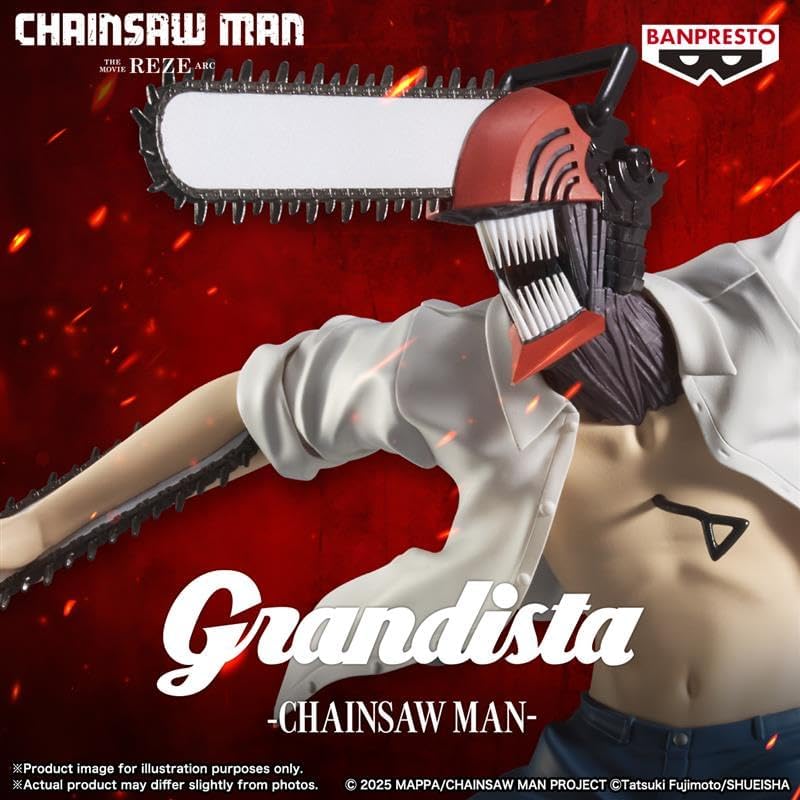 Denji as Chainsaw Man Figure, Grandista, Chainsaw Man, Banpresto