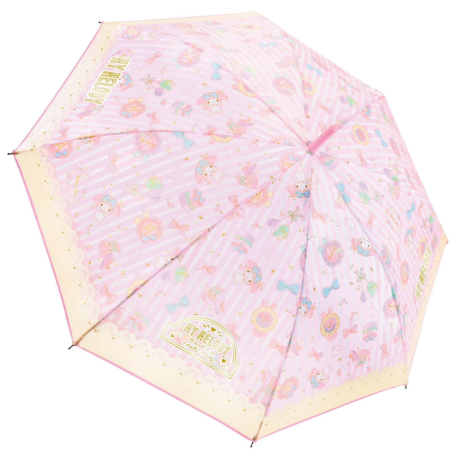 My Melody Stick Umbrella Light Pink Sanrio