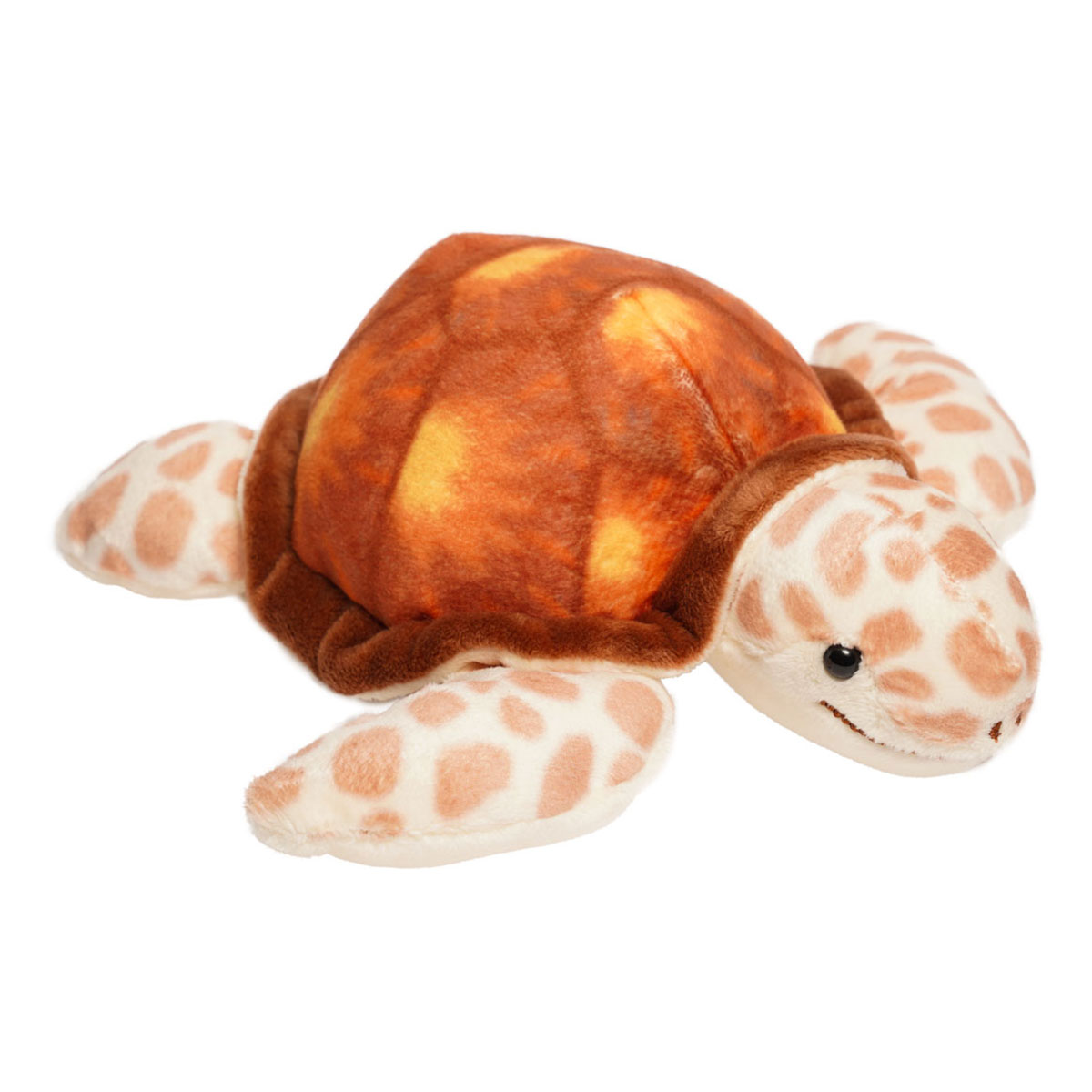 Sea Turtle Plushie Kawaii Stuffed Animal Brown Standard Size 6