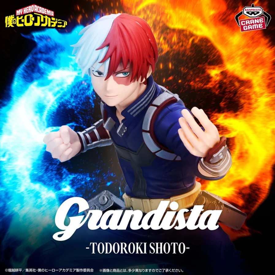 Shoto Todoroki Figure, Grandista, My Hero Academia, Banpresto