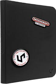 Ultra Pro Patchcraft 9 Pocket Zippered Premium Pro-Binder Holds 360 Cards - Black