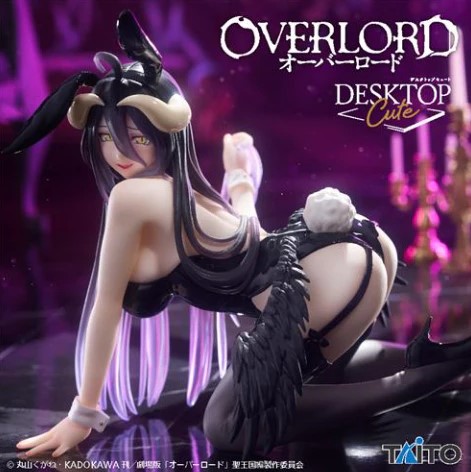 Albedo Figure, Desktop Cute, Bunny Version, Overlord, Taito