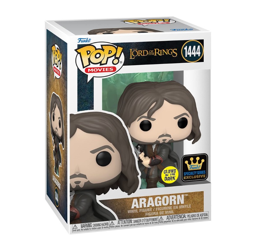 Aragorn (Army of the Dead) Figure, Glow-in-the-Dark, The Lord of the Rings, Funko Pop Animation 1444