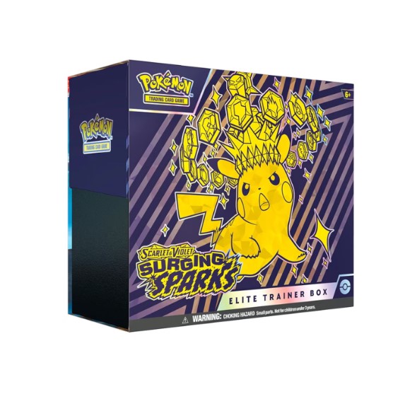 Pokemon Trading Card Game - Scarlet & Violet - Surging Sparks Booster Box Elite Trainer Box