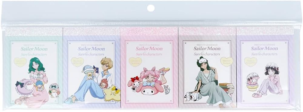 Sailor Moon Pretty Guardians x Sanrio Characters Mini Memo Pad Set, Stationery, Sailor Moon Cosmos