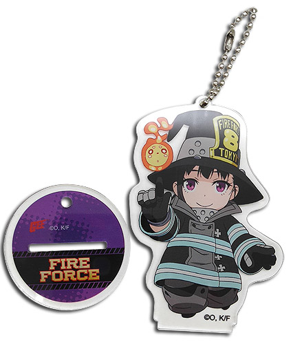 Fire Force Maki Oze Acrylic Keychain Figure