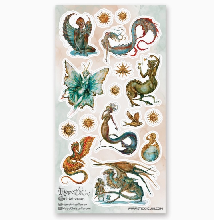 Of Myths & Legends Sticker Sheet