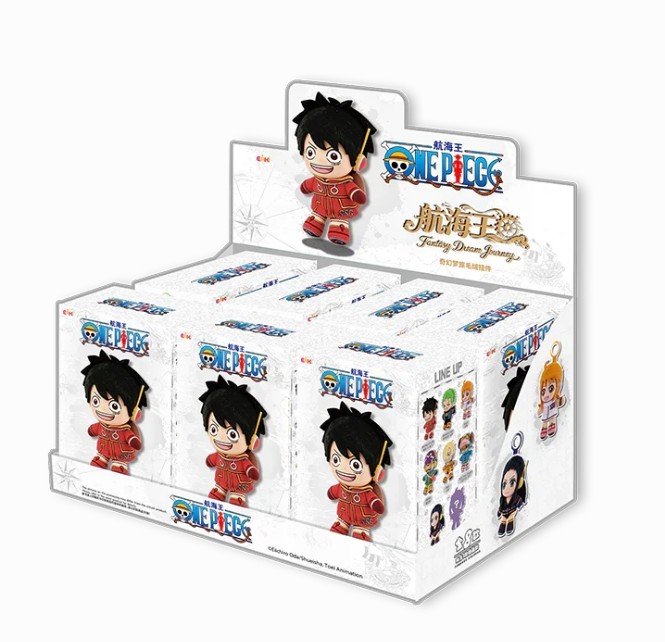 One Piece Plush Toy Top Toy x Eaki Plushie Keychain - Random Blind Box