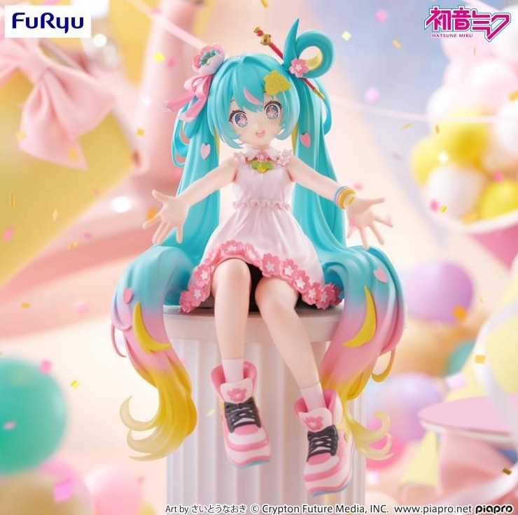 Hatsune Miku Noodle Stopper Figure, 10th Anniversary, Vocaloid, Furyu