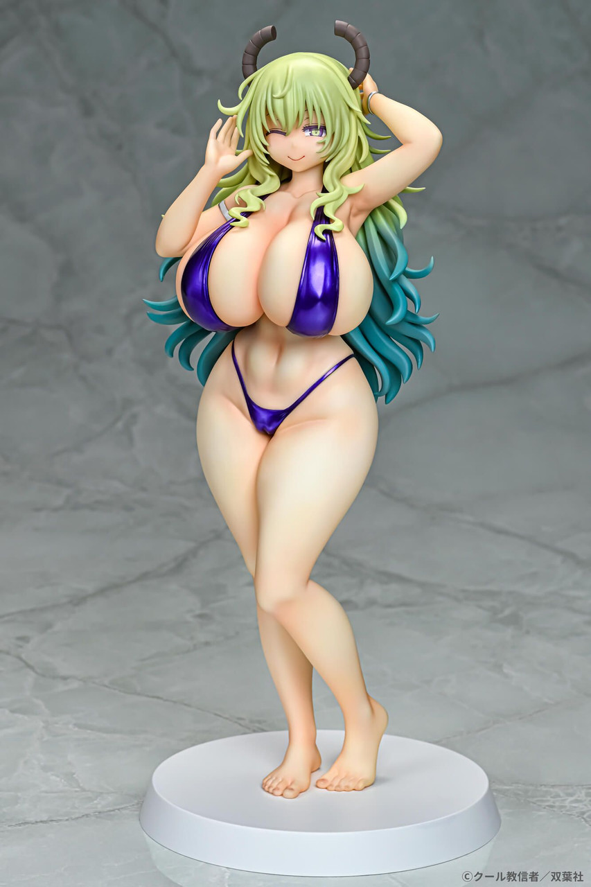 Lucoa Figure, Bikini Ver., 1/7 Scale Pre-Painted Statue, Miss Kobayashi Dragon Maid, Q Six