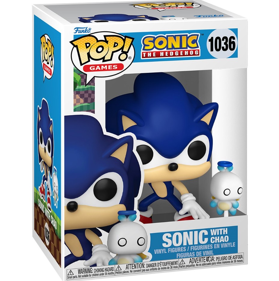 Sonic with Emerald, Sonic The Hedgehog, Funko Pop 1036