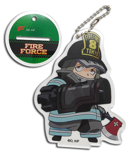 Fire Force Akitaru Obi Acrylic Keychain Figure