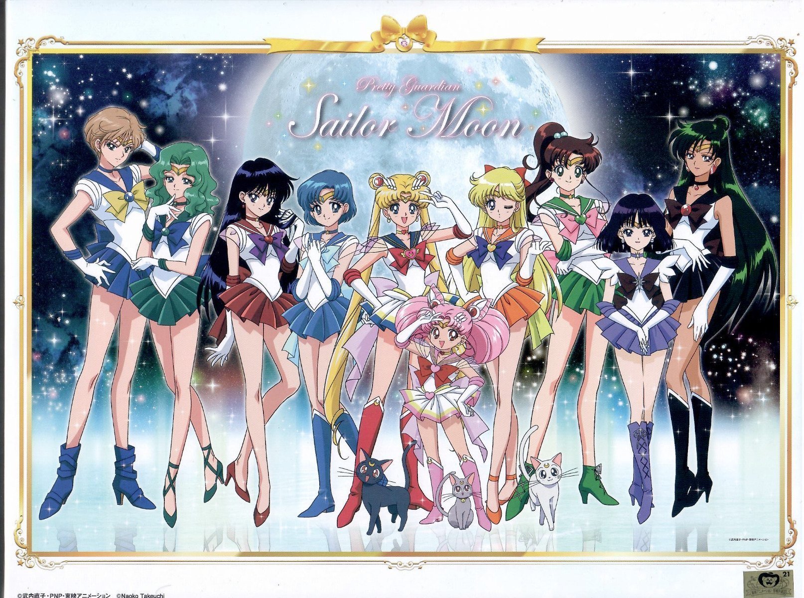 Sailor Moon Sailor Scouts Jigsaw Puzzle 1000 pcs Ensky