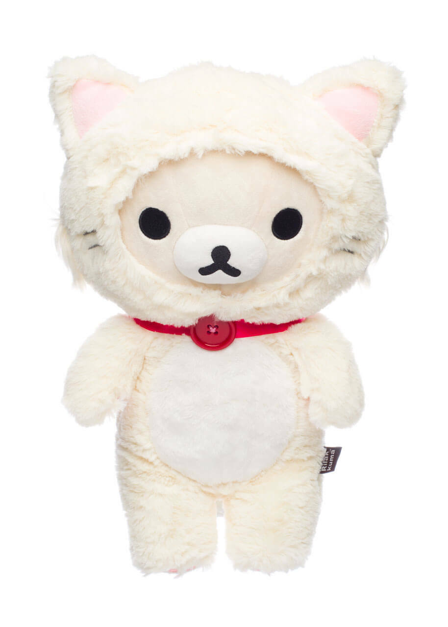 Korilakkuma White Cat Costume Plush Toy San-X 13 Inches