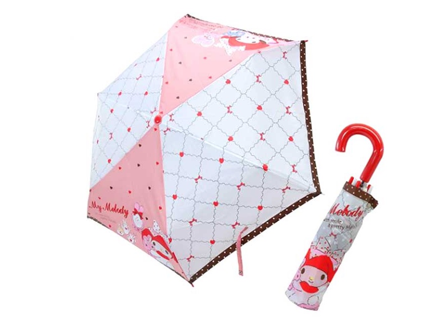 My Melody Compact Umbrella Red Sanrio